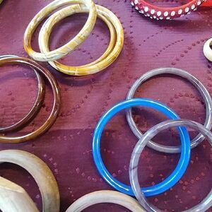 5 Glass porcelain bracelets